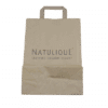 NATULIQUE Logózott barna papírtasak
