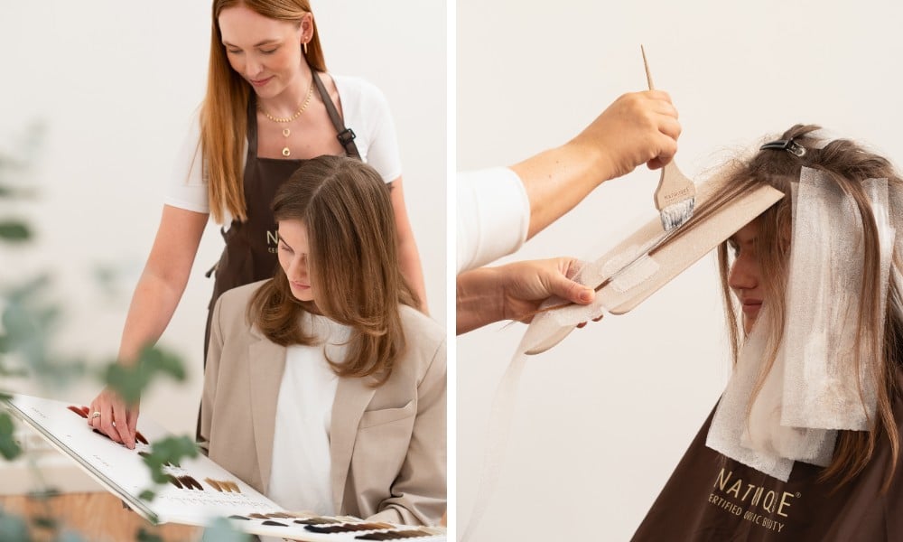 balayage technika