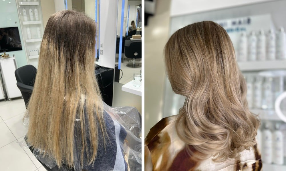 balayage technika
